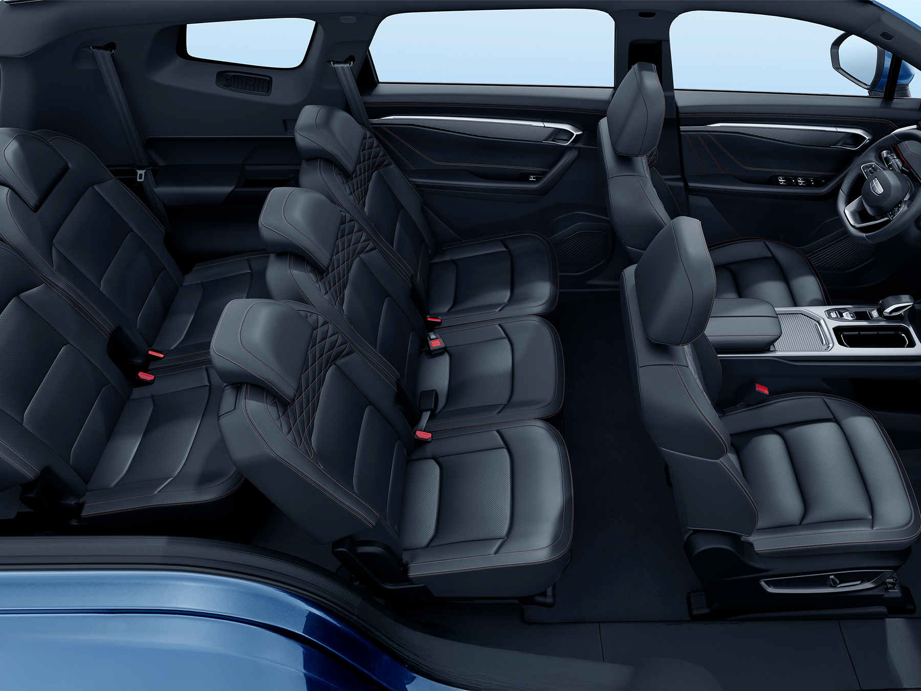 3 filas de asientos, ideal para 7 pasajeros Okavango